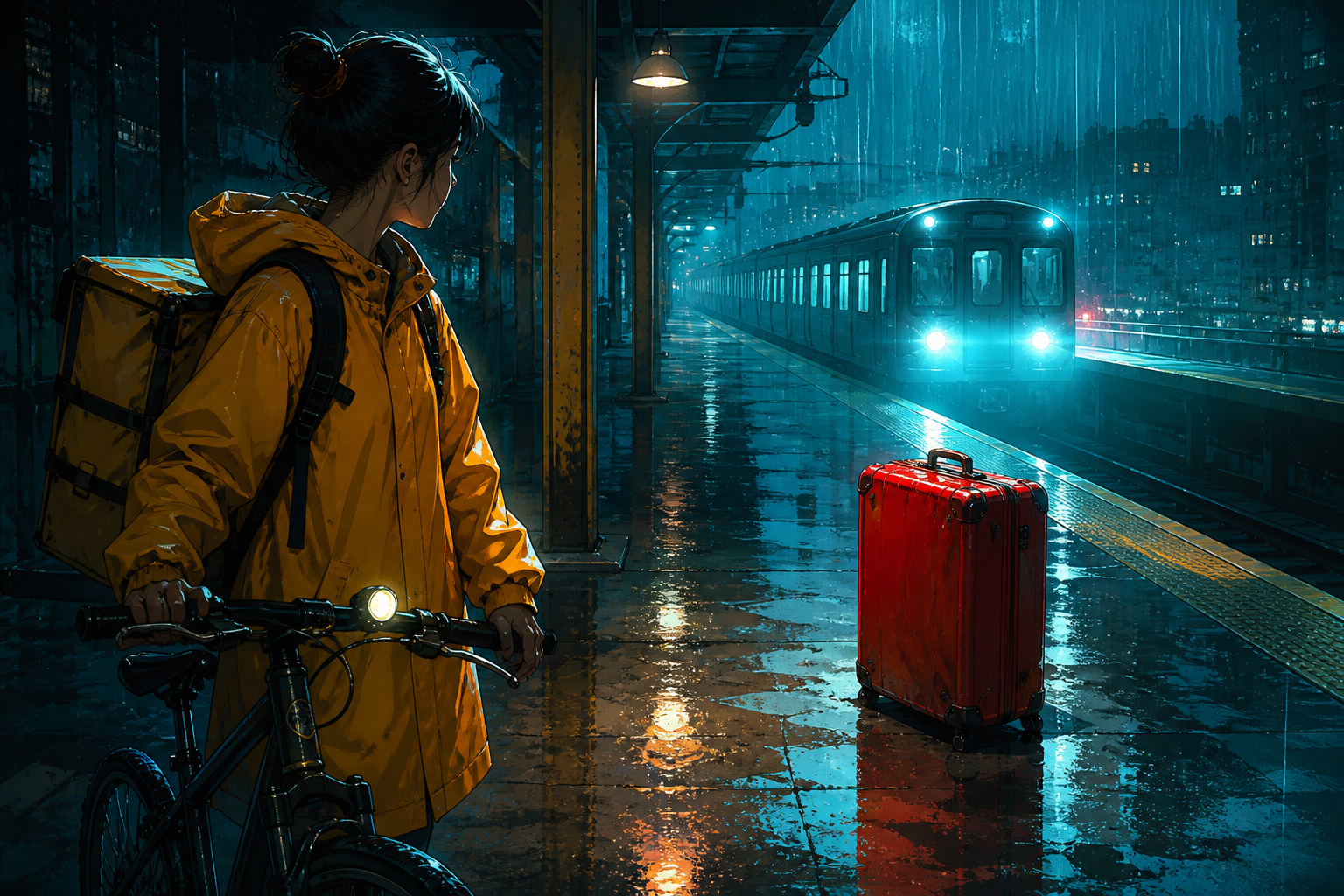 Neon Courier character and story world study